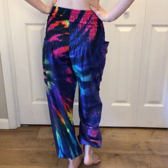 ISP Dancewear Multicolor Tie Dyed Hip Hop Hammer Pants Size Adult XS - Picture 2 of 8